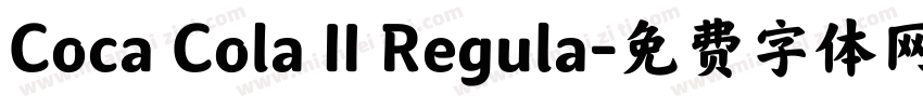 Coca Cola II Regula字体转换